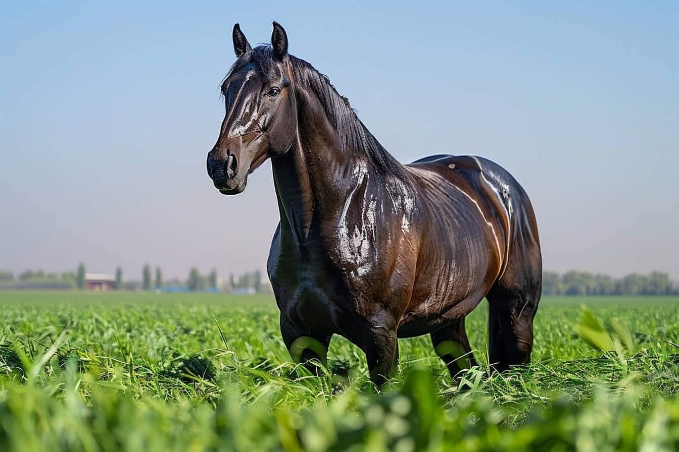 Combien d'eau boit un cheval par jour : quantité et importance