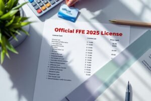 Licence FFE 2025 tarif : prix et coûts détaillés