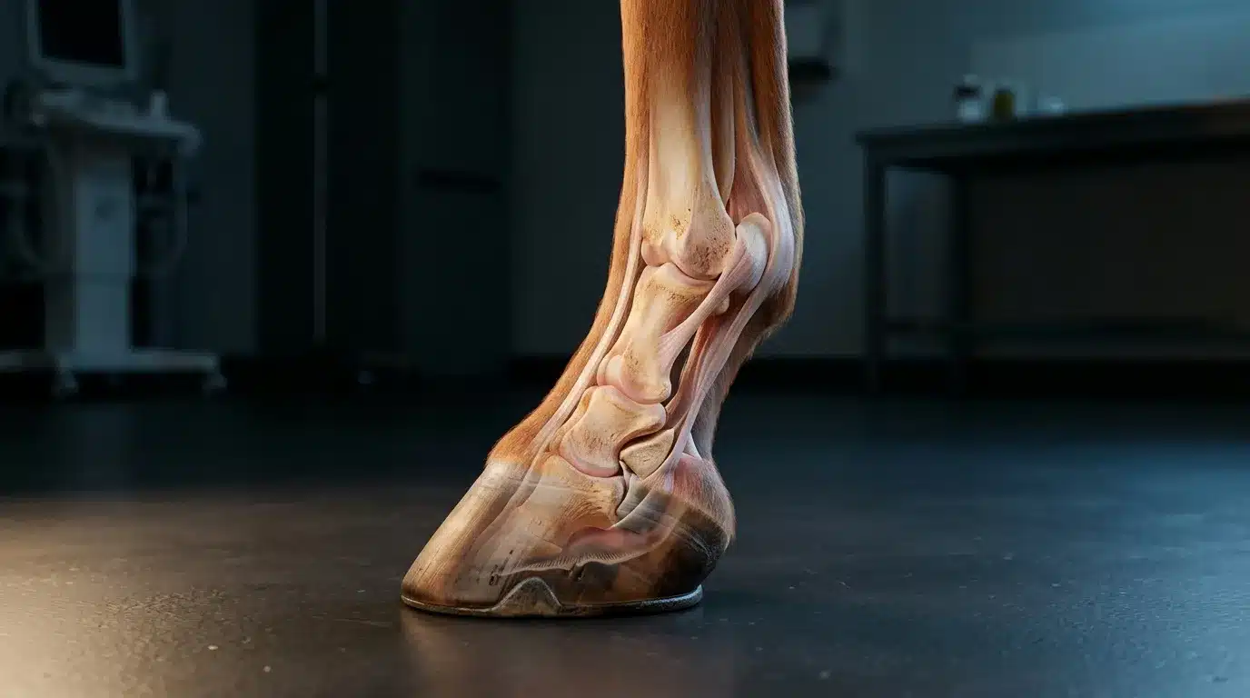 Modèle anatomique détaillé d'un pied humain en relief